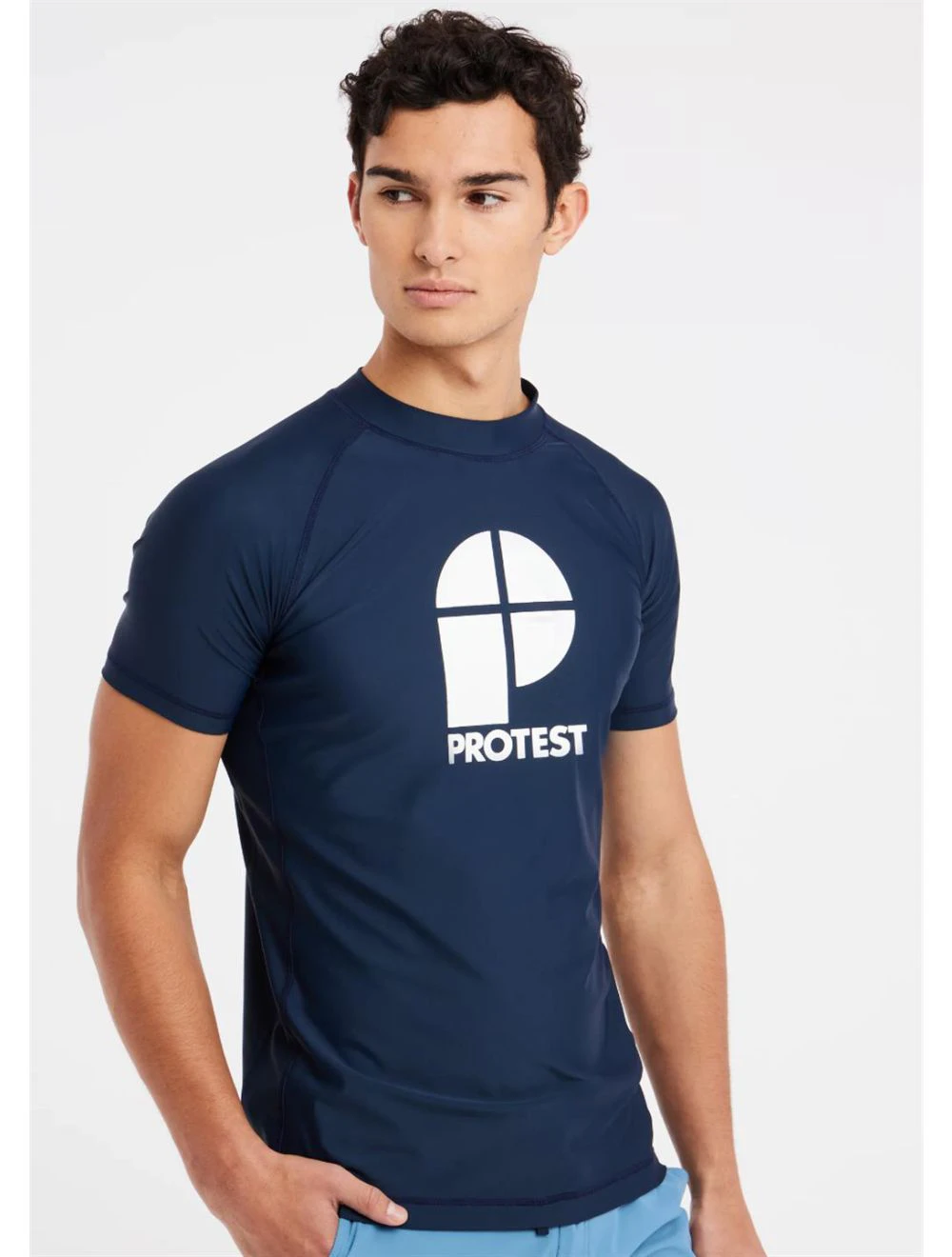 That is a Rashguard;UV-Shirt Protest PRTCater surf t-shirt short sleeve Night Skyblue Night Skyblue