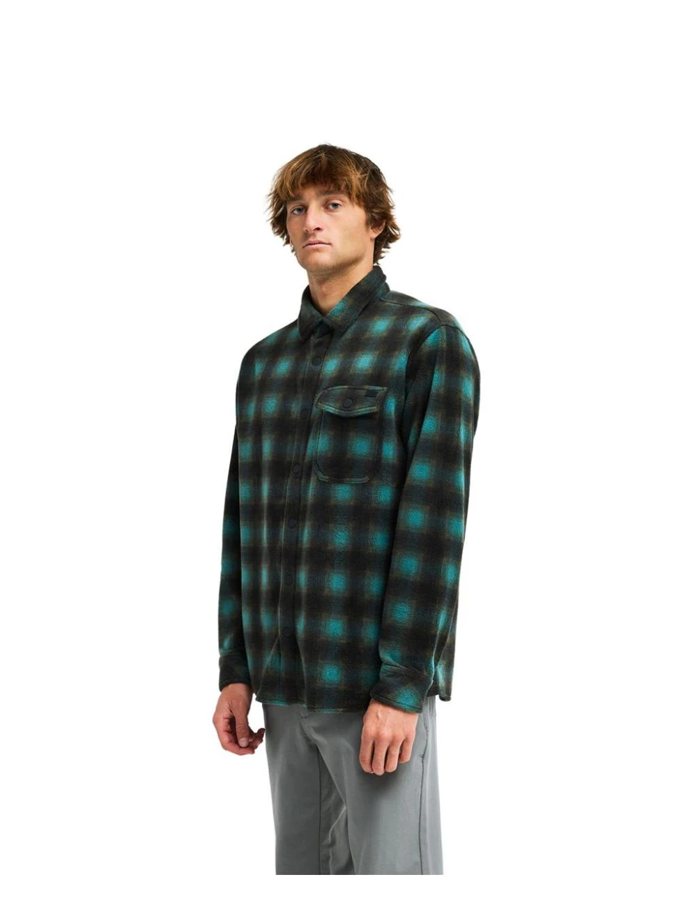 That is a Shirt Billabong Furnace Polar Shirt Smoke Pine Smoke Pine