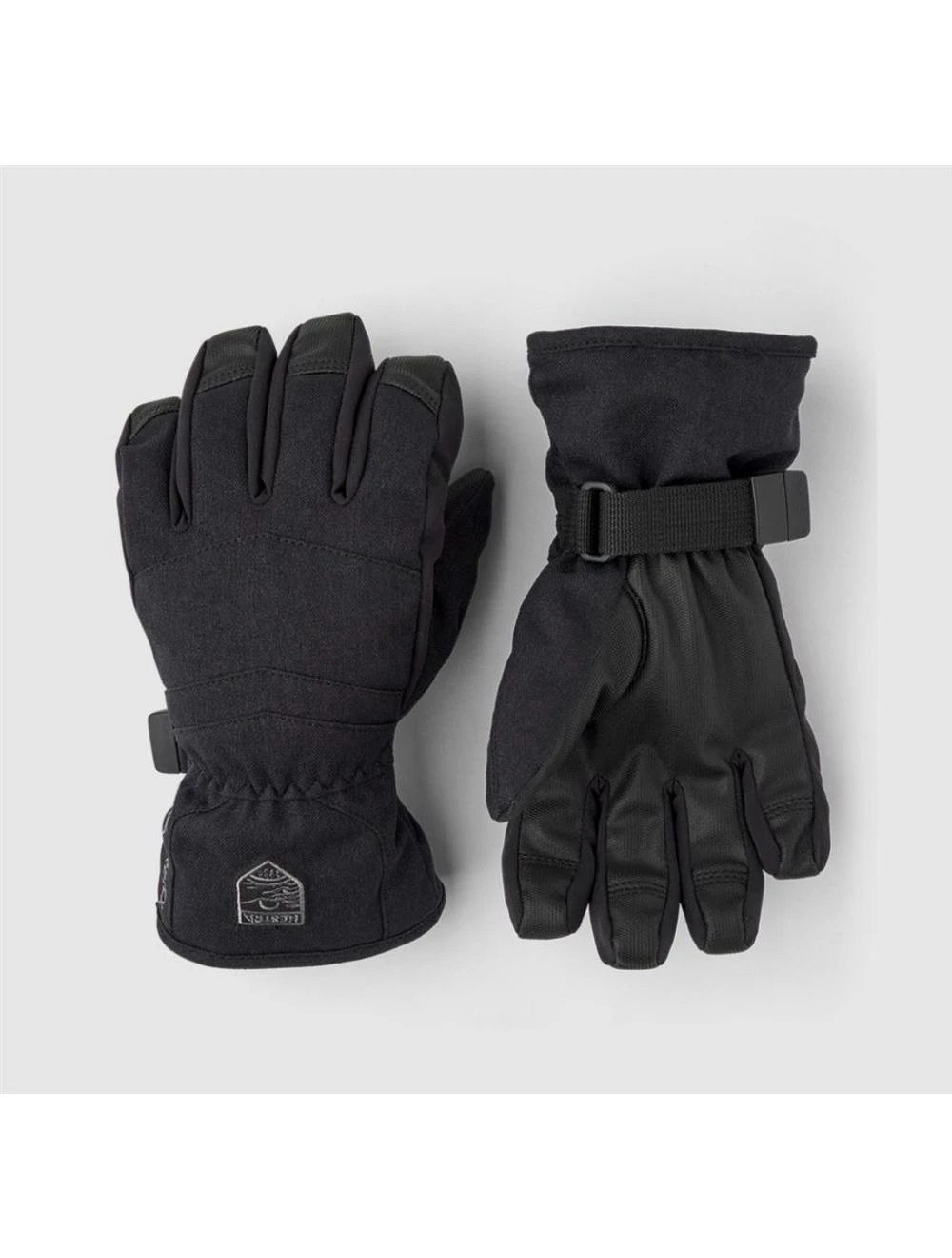 That is a Skigloves;Snowboard.gloves Hestra Gore-Tex Atlas Jr - 5 Finger Black