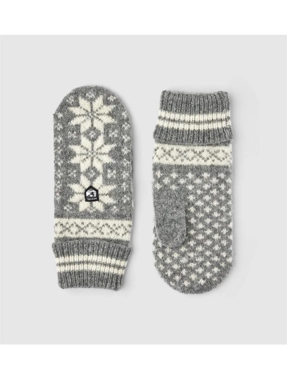 That is a Skigloves;Snowboard.gloves Hestra Isvik Mitt Grey/Offwhite