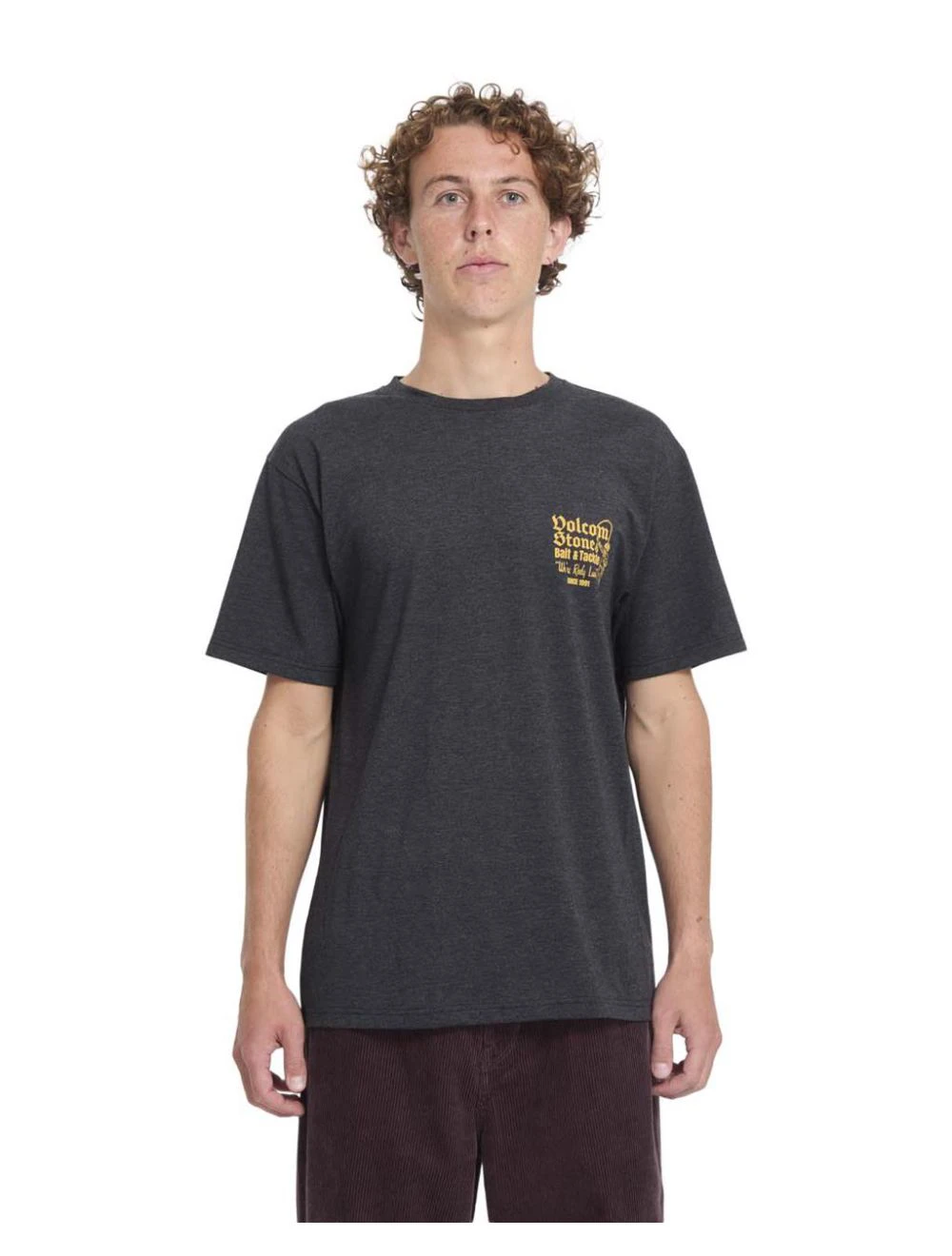 That is a T-Shirt Volcom Reely Lucky HTH Heather Black Heather Black