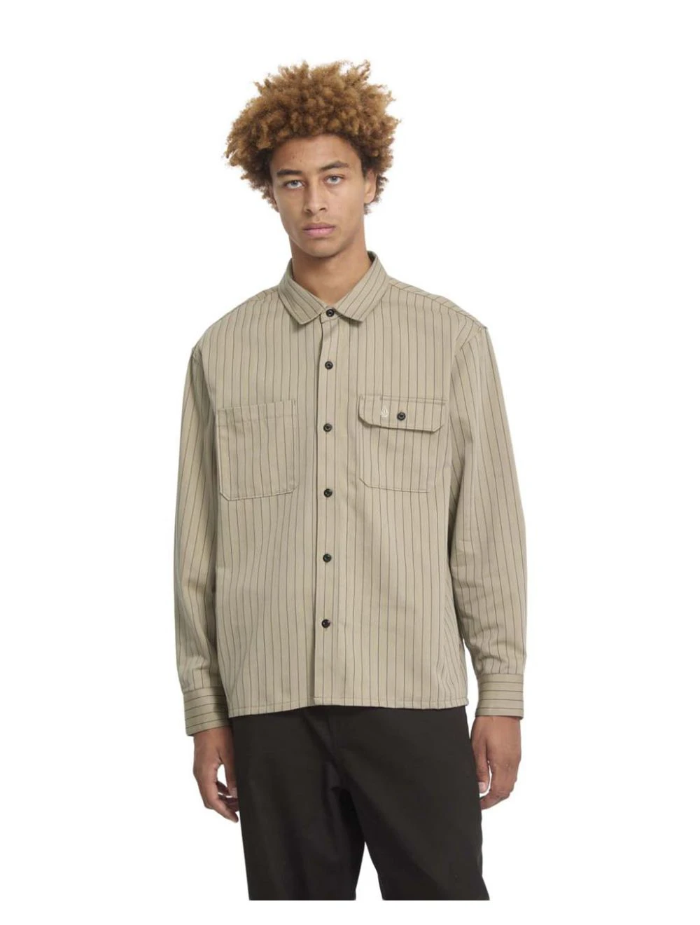 That is a Shirt Volcom Tradestone Light Khaki Light Khaki