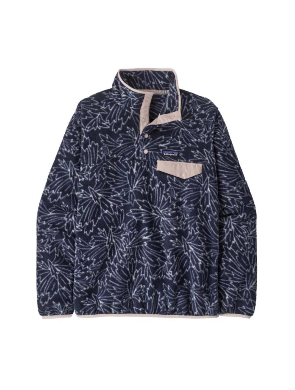 That is a Fleece Sweater Patagonia W's LW Synch Snap-T Saxifrage: Sunken Blue