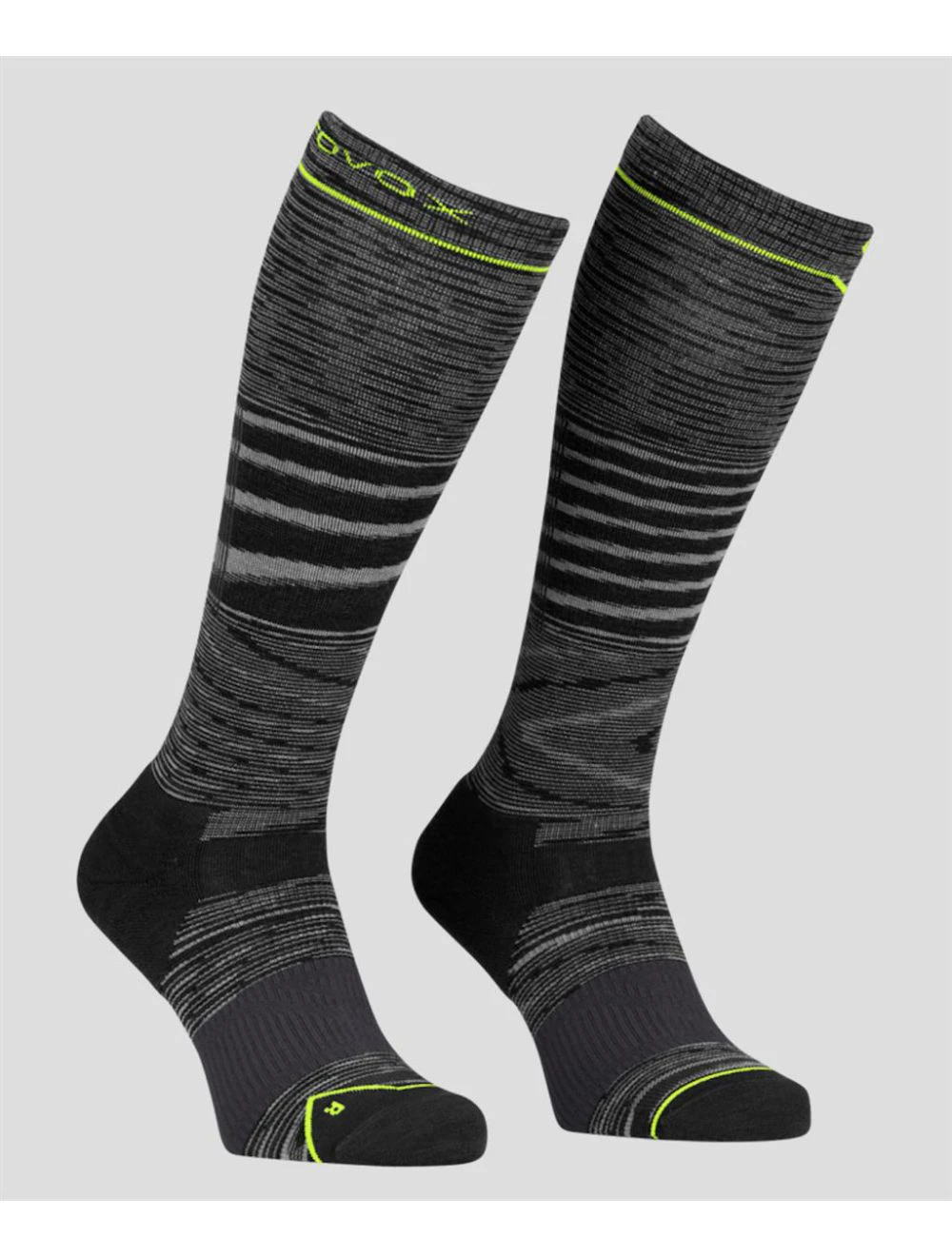 That is a Skisocks;Snowboardsocks;Socken;Wintersport Ortovox Ski Tour LT Comp Long Socks M Black steel blend Black steel blend