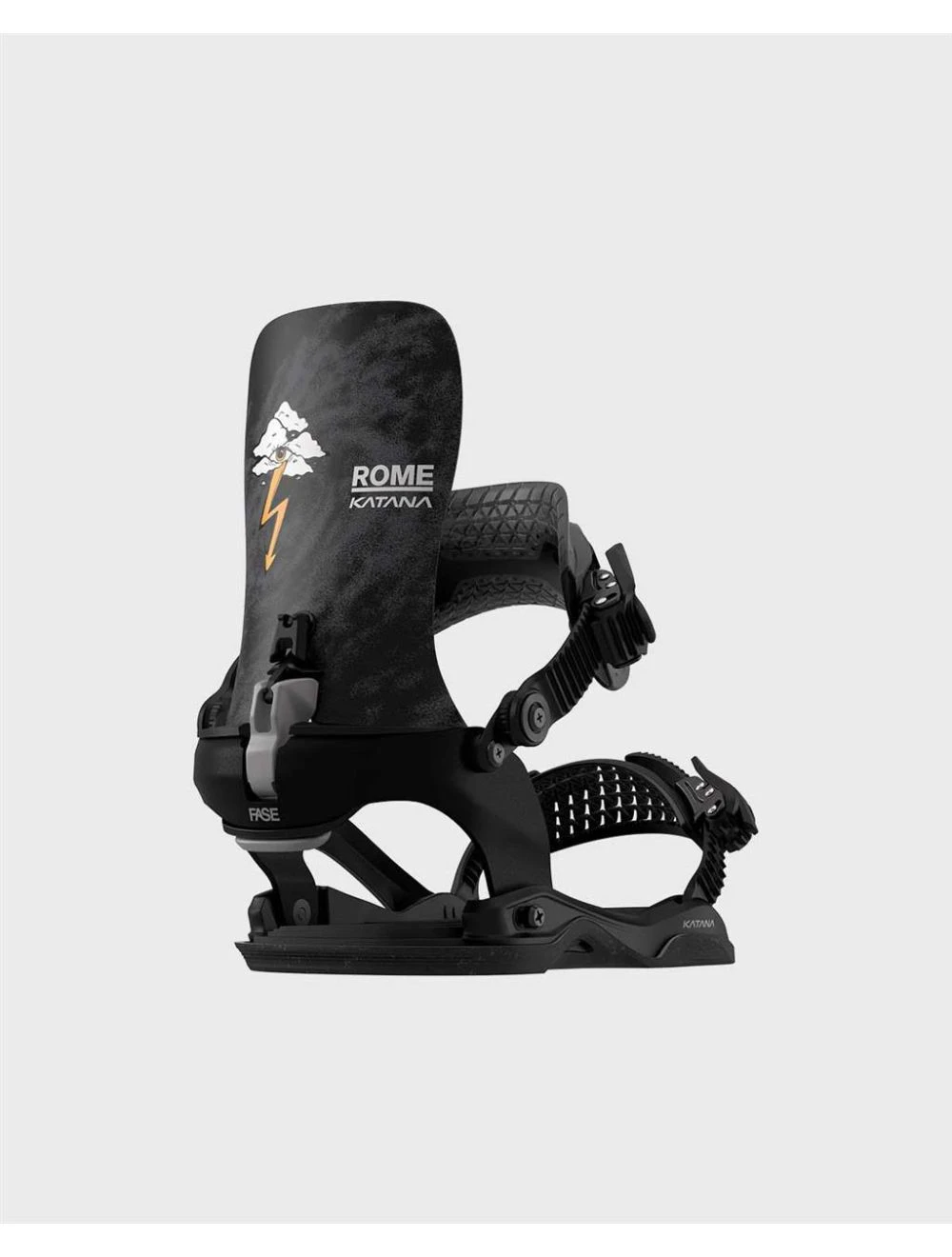 That is a Snowboard Bindings Rome Katana AW Fase Pro 26/27 Black Black