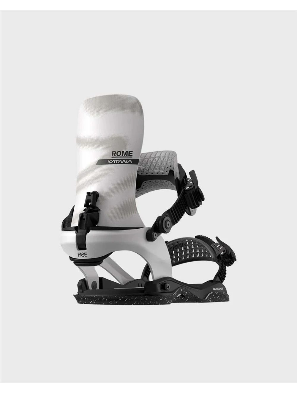 That is a Snowboard Bindings Rome Katana AW Fase 26/27 White White