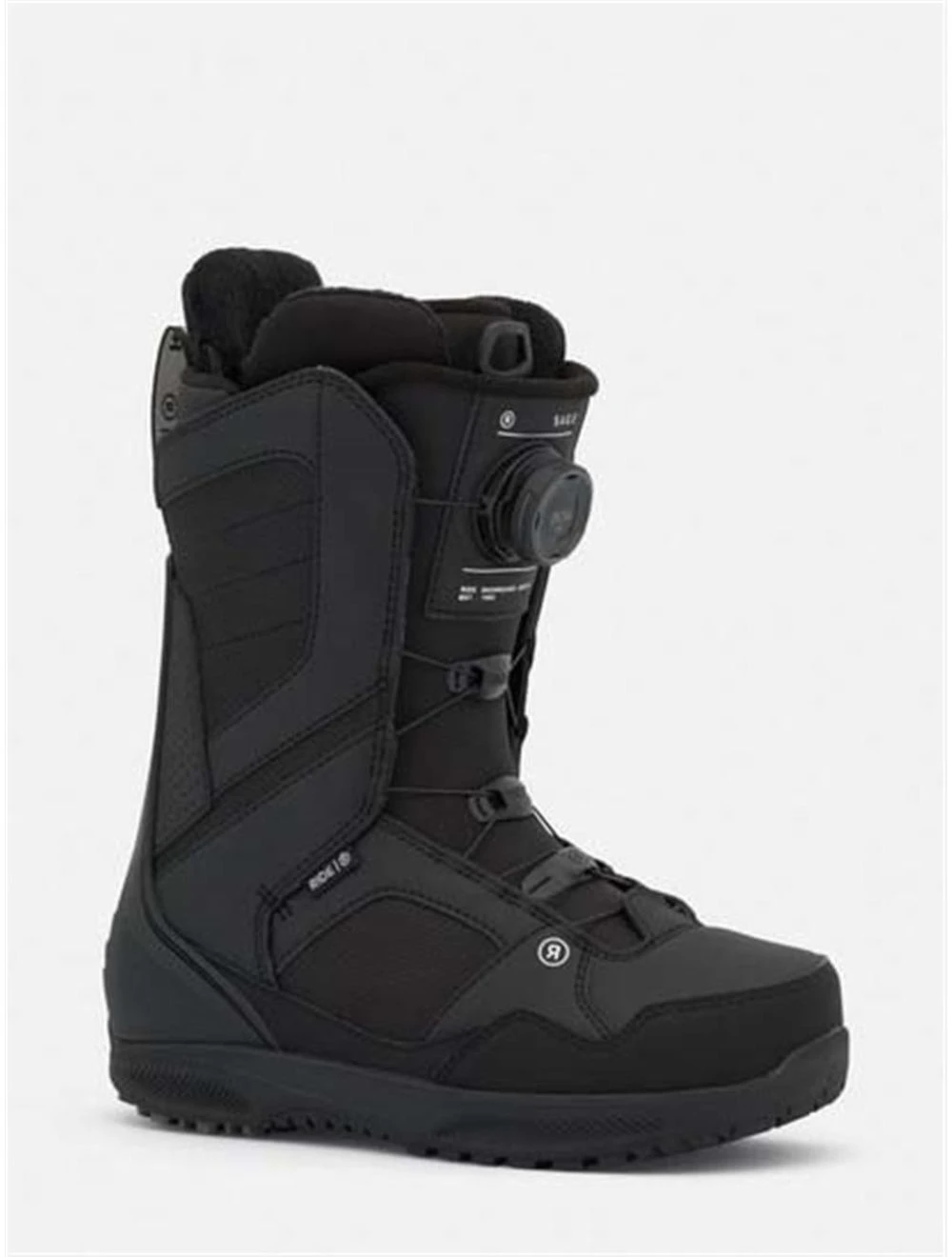 That is a Snowboard Boots Ride Sage 26/27 Black Black