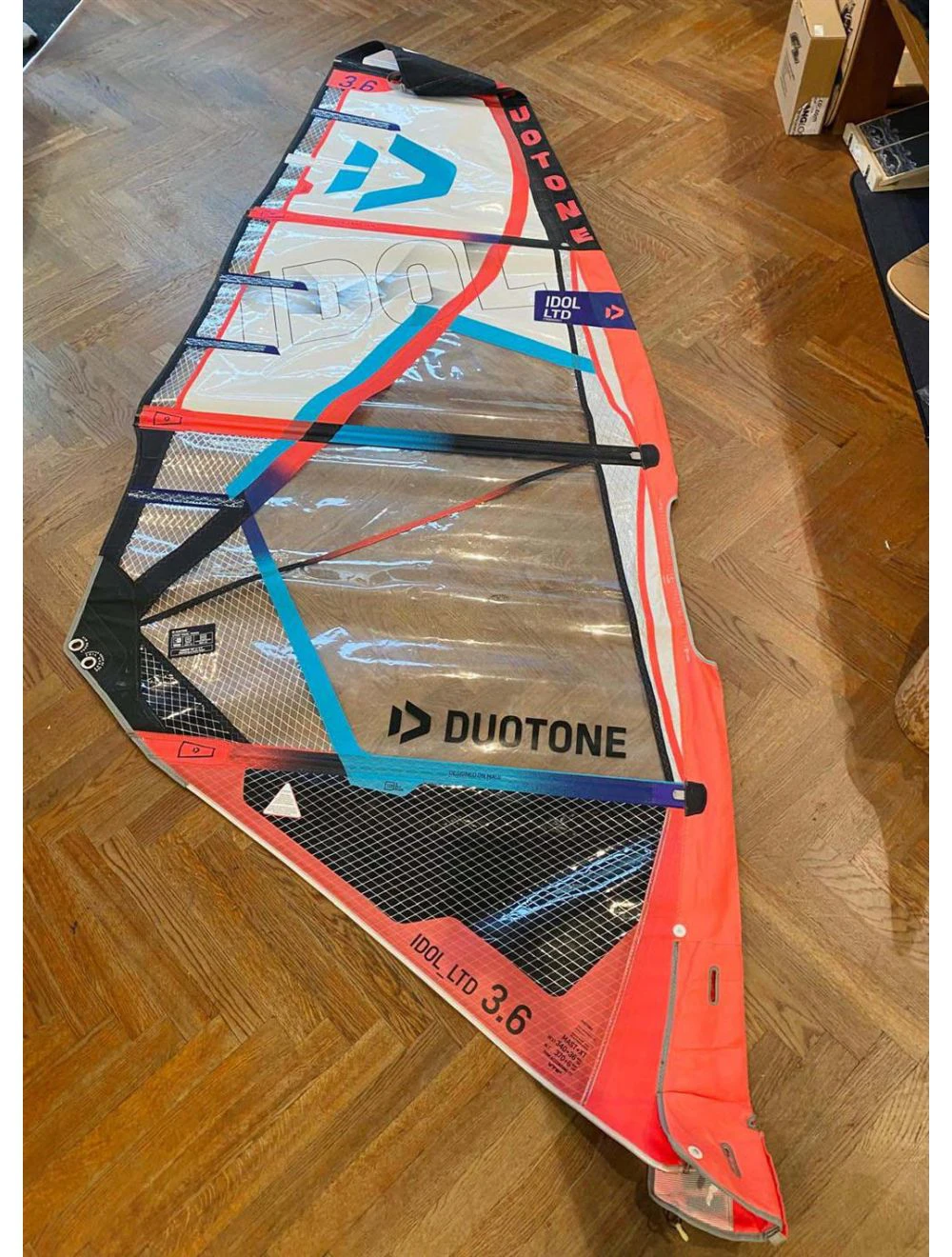 That is a Sail; Windsurfing Sail Duotone Testsegel Idol 2022