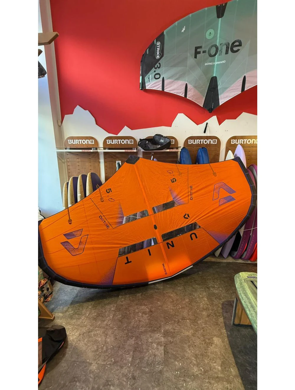That is a Foilwing; Wing; Duotone TESTWING Unit 2026 bright-orange bright-orange
