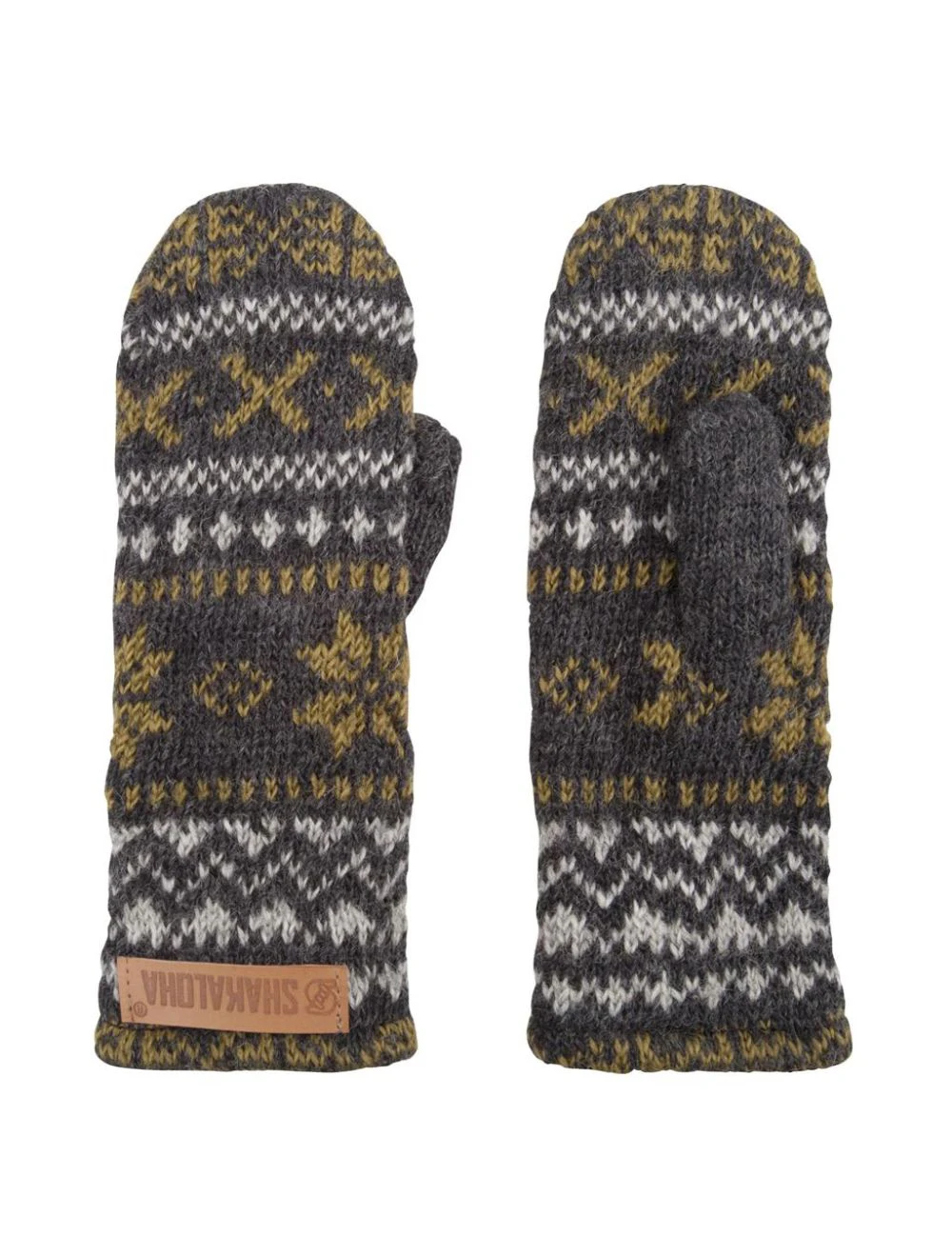 That is a Mittens Shakaloha Klick Gloves GreyGreen GreyGreen