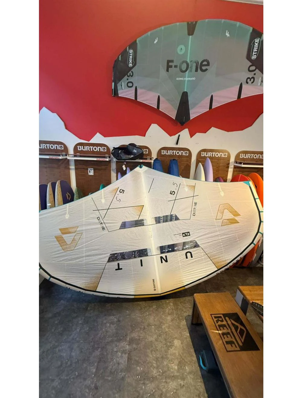 That is a Foilwing; Wing; Duotone Testwing Unit SLS CB 2026