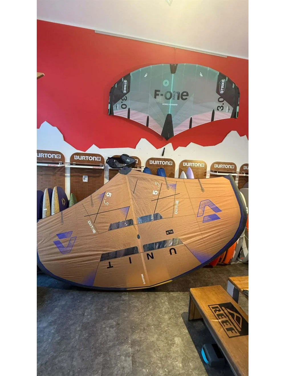 That is a Foilwing; Wing; Duotone Testwing Unit SLS 2026 Sand Sand
