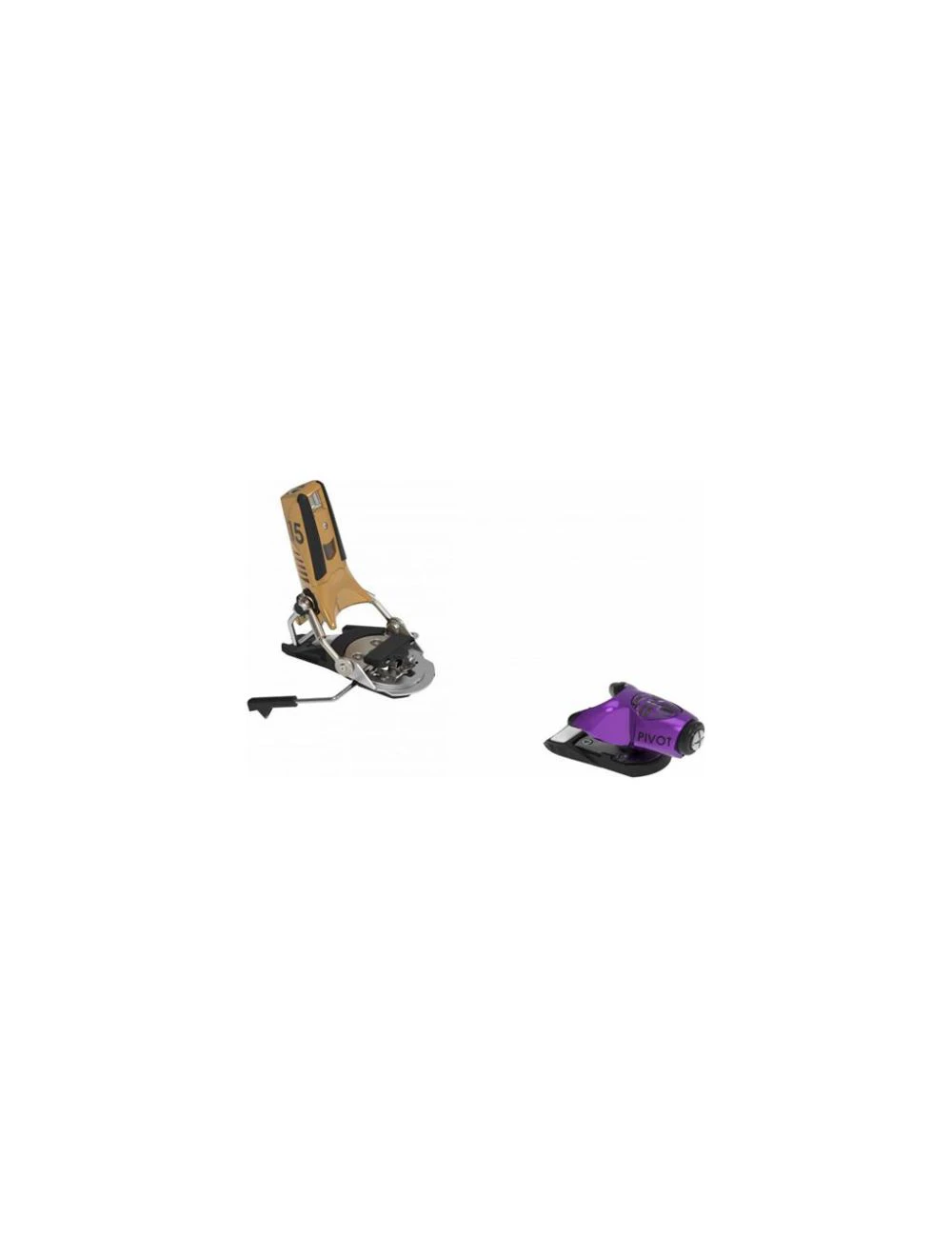 That is a Skibindings; Look Pivot 2.0 15 GW Purple Gold