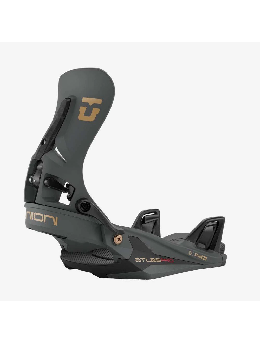 That is a Snowboard Bindings; Union Atlas Pro Step On 26/27 Black Black