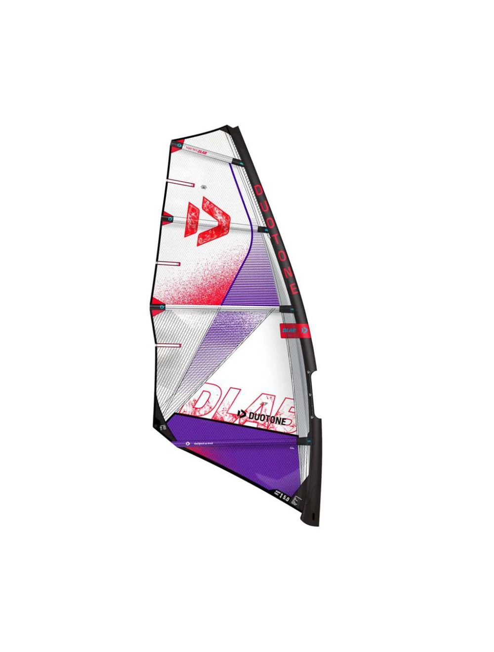 That is a Windsurfingsail;Sail Duotone Super Hero D/Lab 2027 C09:White/Violet C09:White/Violet
