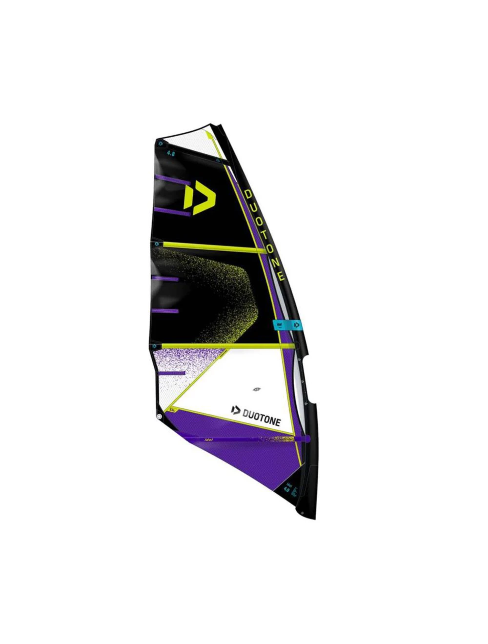 That is a Windsurfingsail;Sail Duotone Idol 2027 C12:Black/Violet C12:Black/Violet