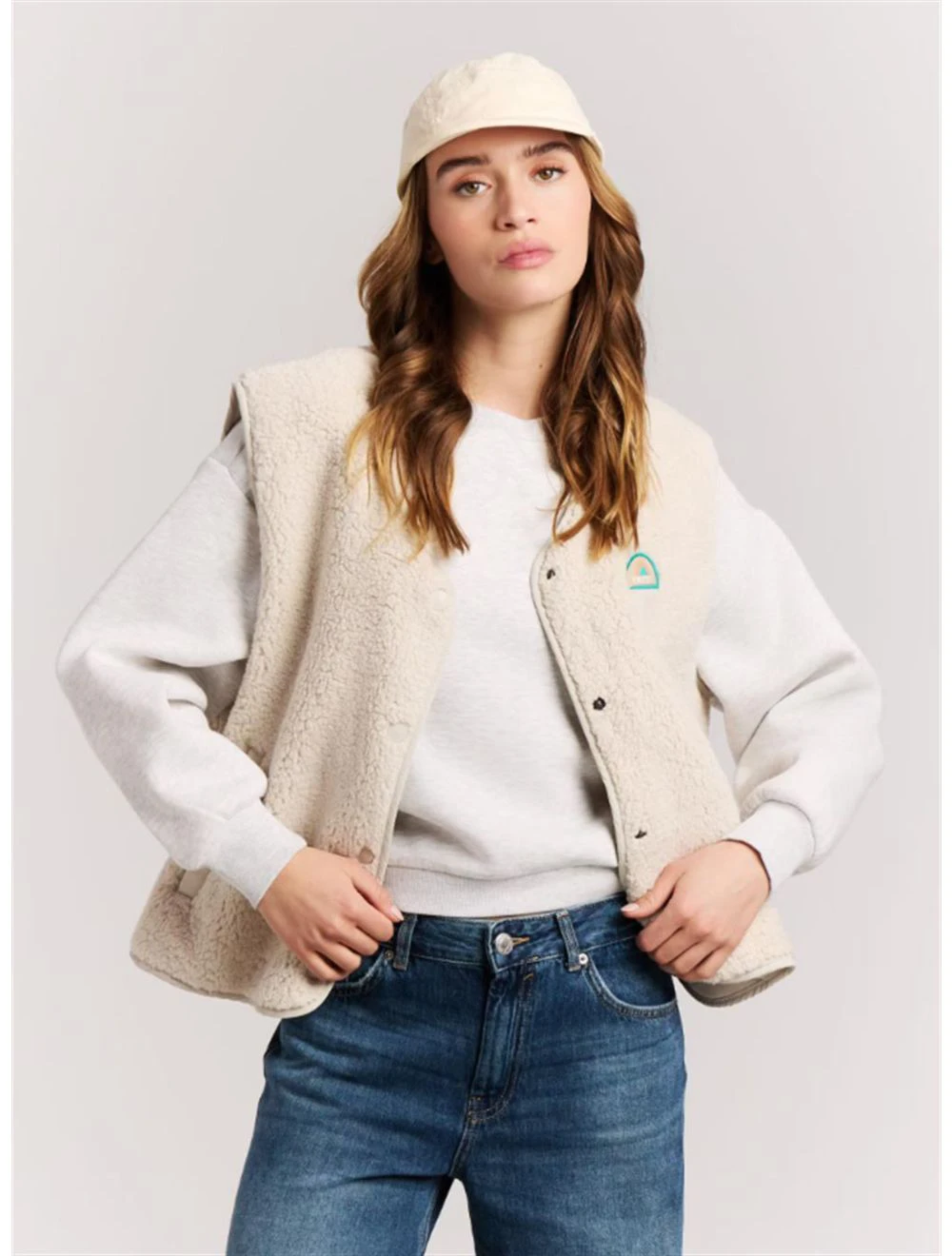 That is a Vest Protest PRTTosha Outdoor Bodywarmer Kitoffwhite Kitoffwhite