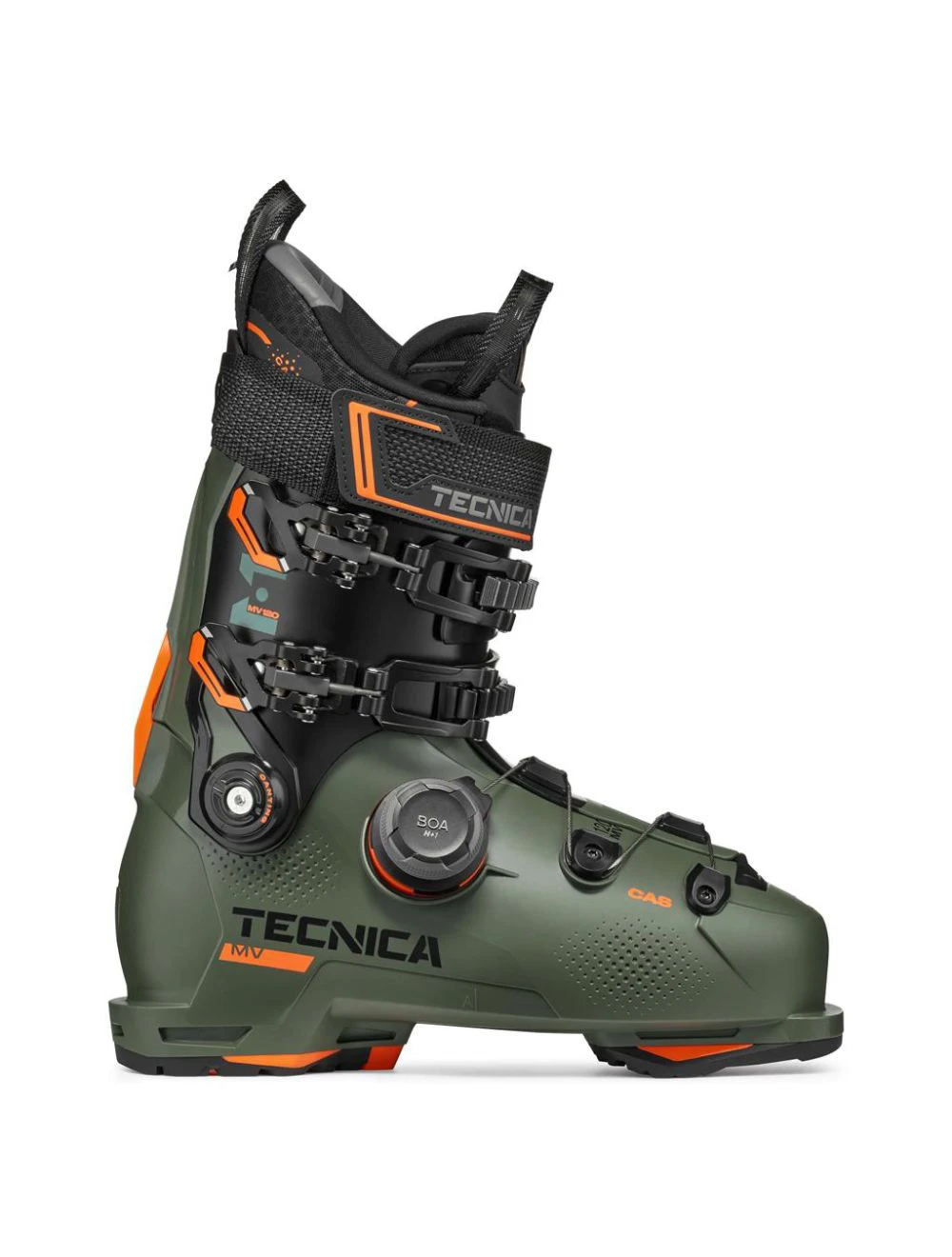 That is a Skiboots Tecnica Mach BOA MV 120 GW 26/27 Progressive Green
