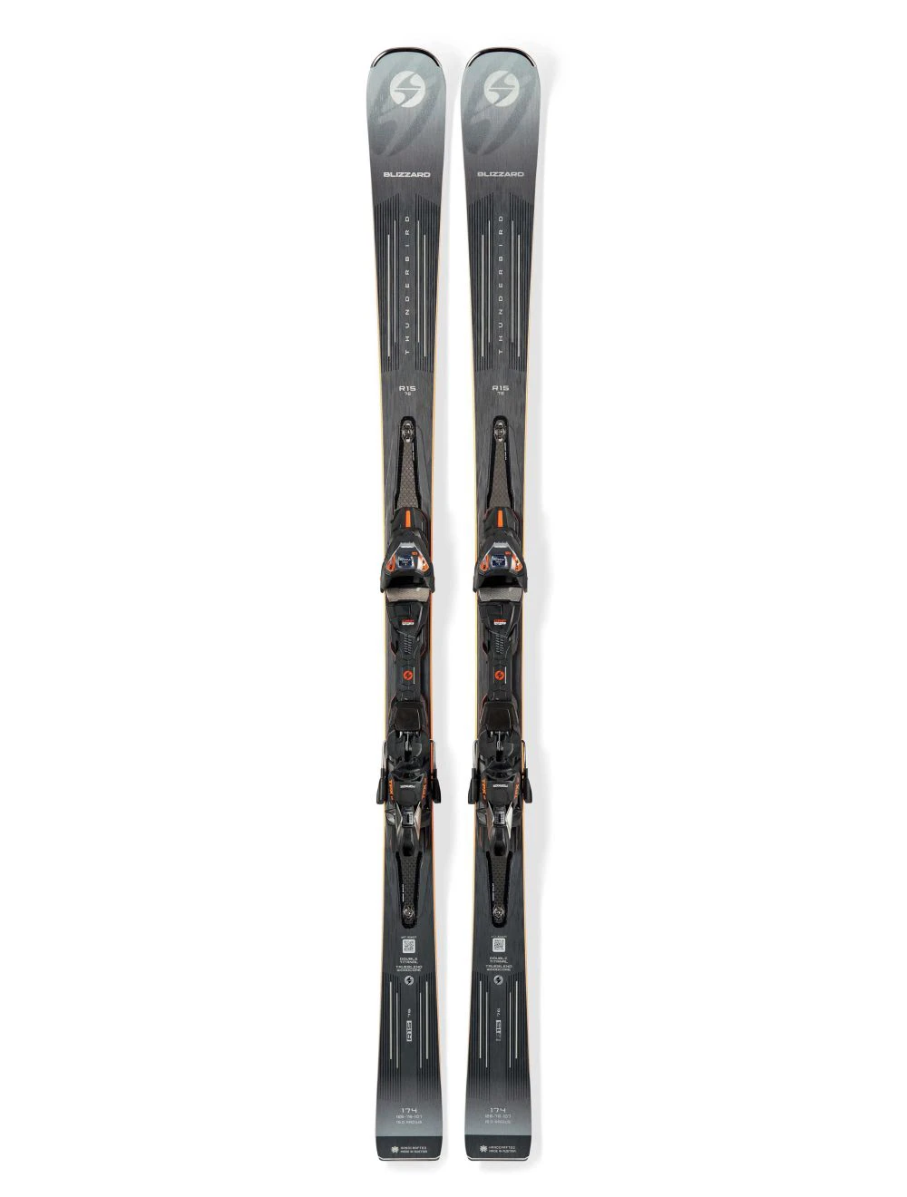 That is a Skis; Blizzard Thunderbird R15-76 + TPX12 26/27