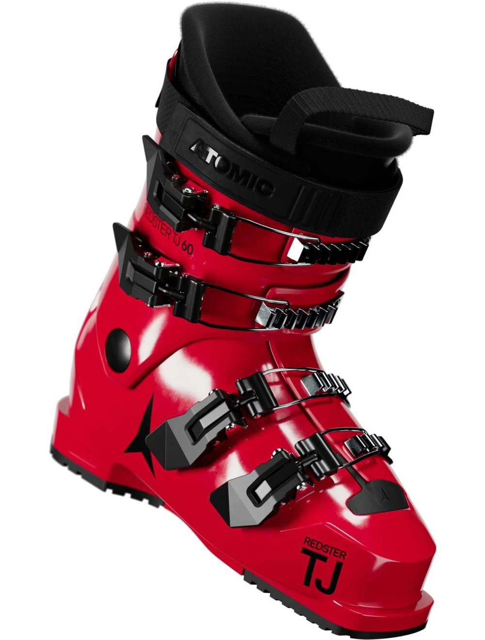 That is a Skiboots Atomic Redster Tj 60 26/27 Red Tension / Black