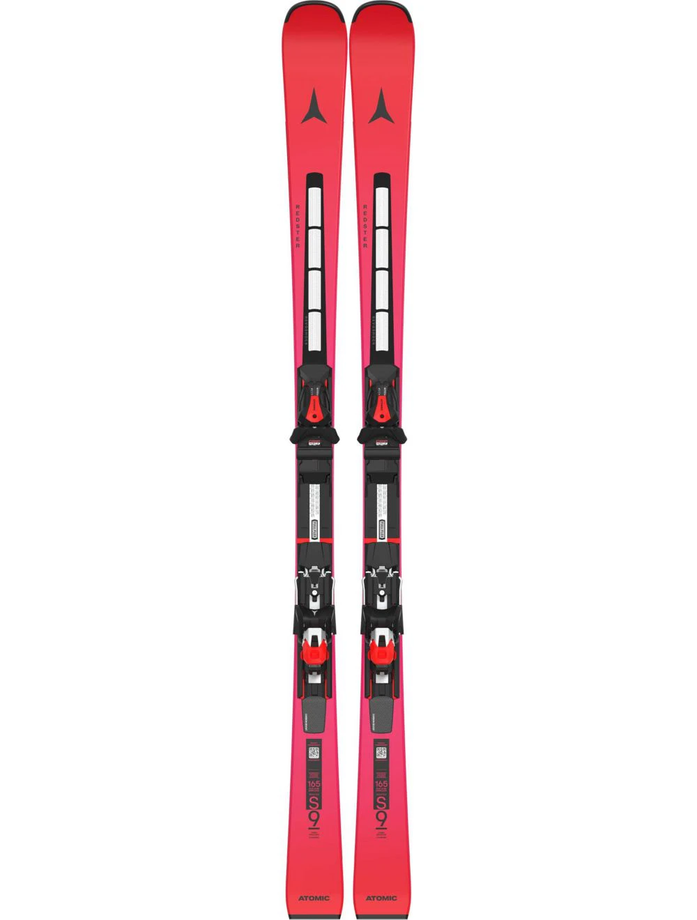 That is a Skis; Atomic Redster S9 Revoshock S + I 12 GW 26/27