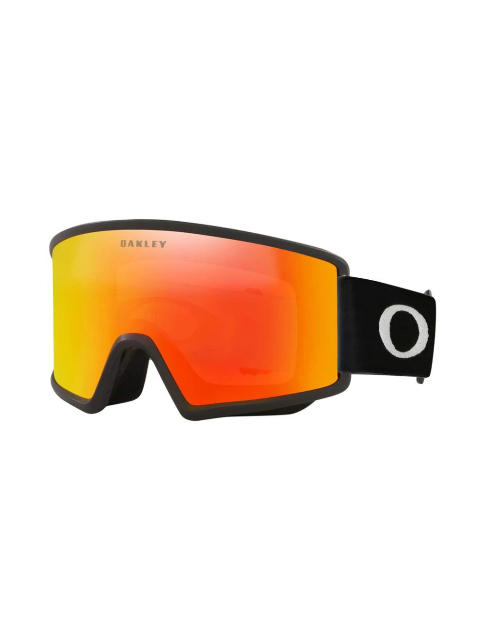 That is a Snowgoggles Oakley Target Line L Matte Black Fire Irid. Fire Irid.