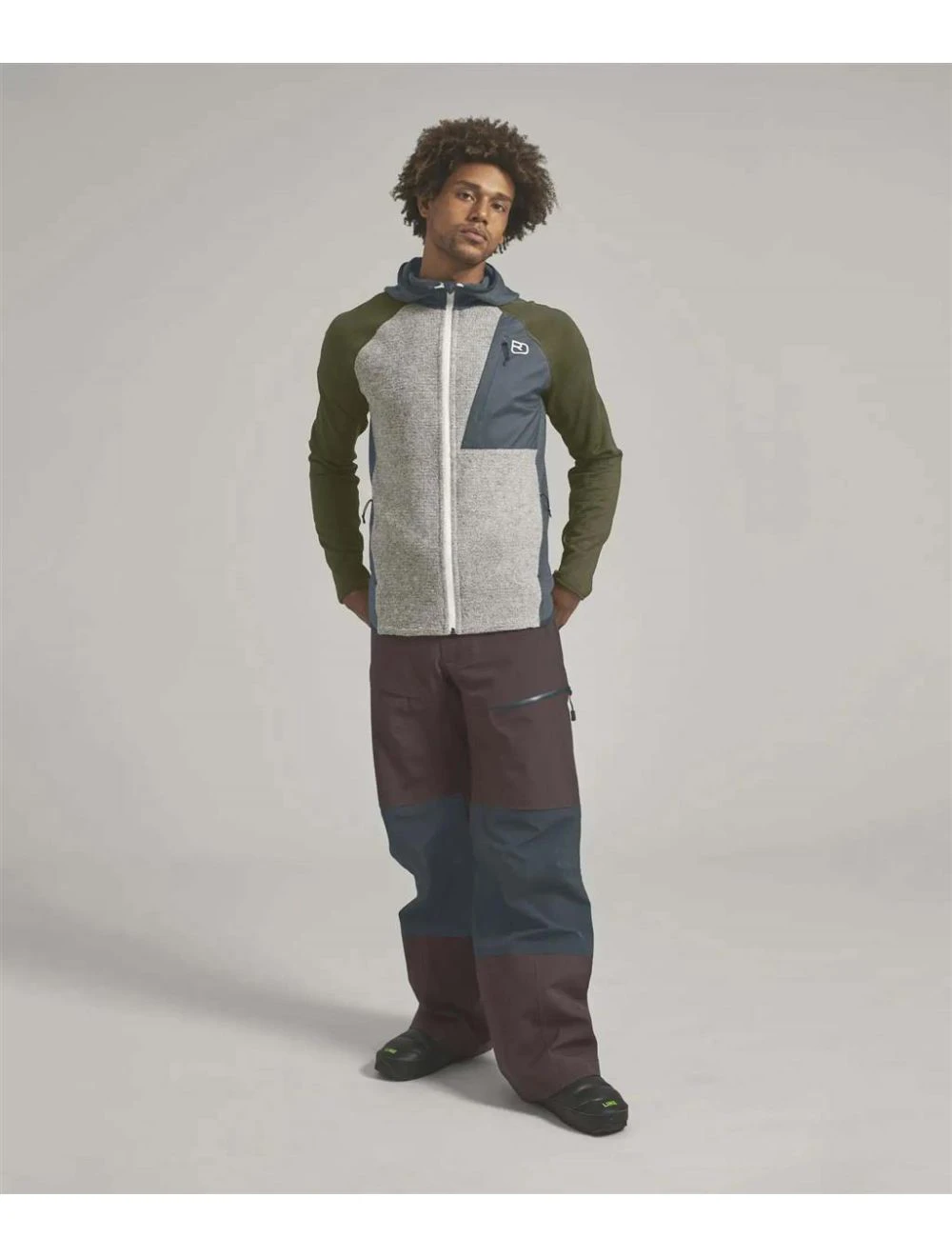 That is a Fleece Ortovox Fleece GP Classic Knit Hoody M dark arctic grey