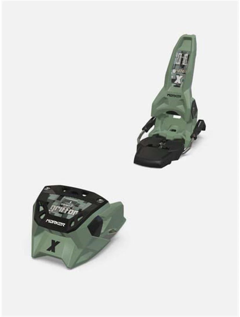 That is a Skibindings; Marker Griffon X 13  26/27 green/black green/black