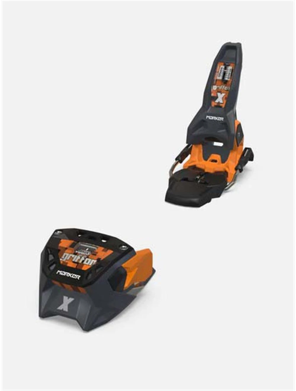 That is a Skibindings; Marker Griffon X 13 26/27 graphite/orange graphite/orange