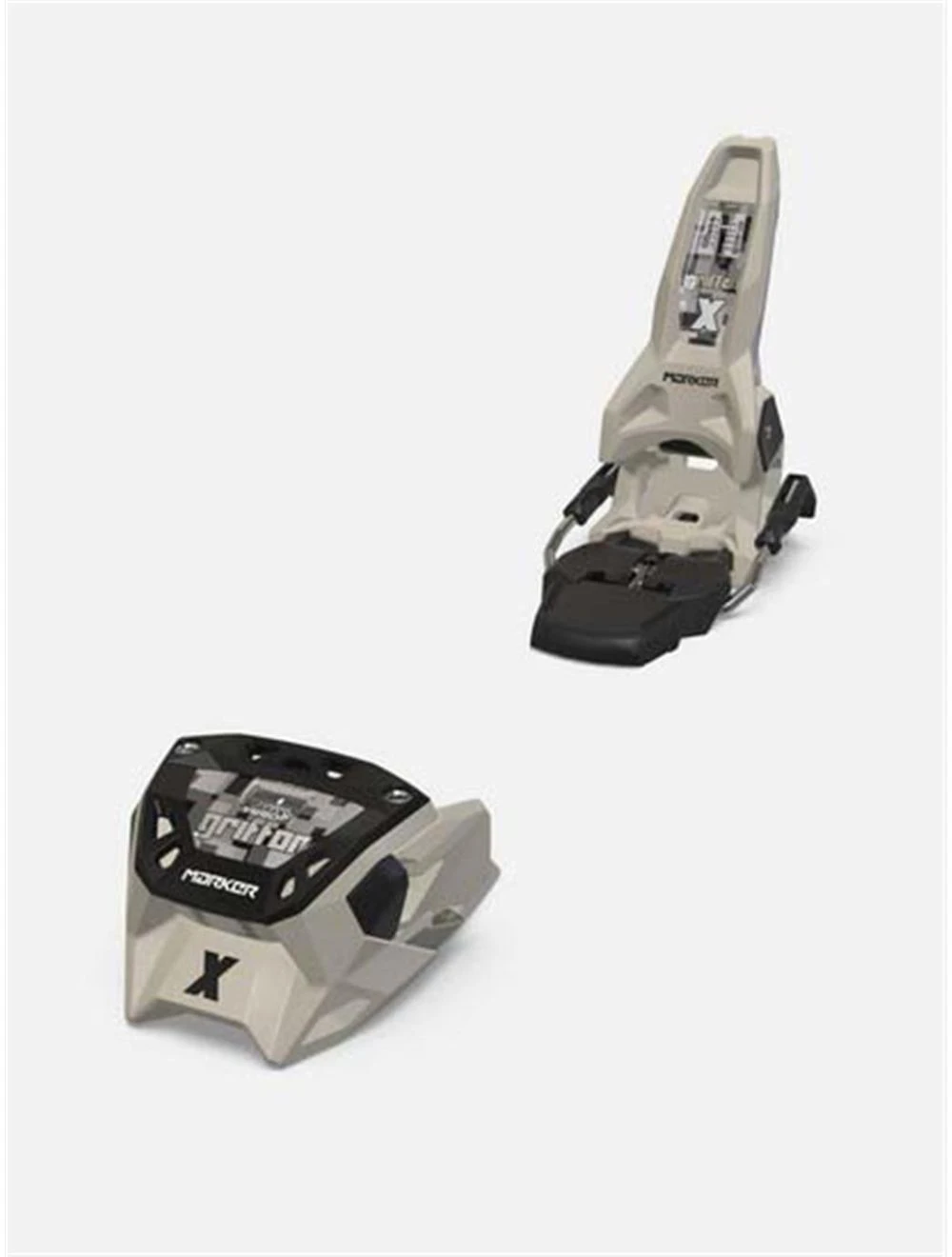 That is a Skibindings; Marker Griffon X 13 26/27 sand/black sand/black