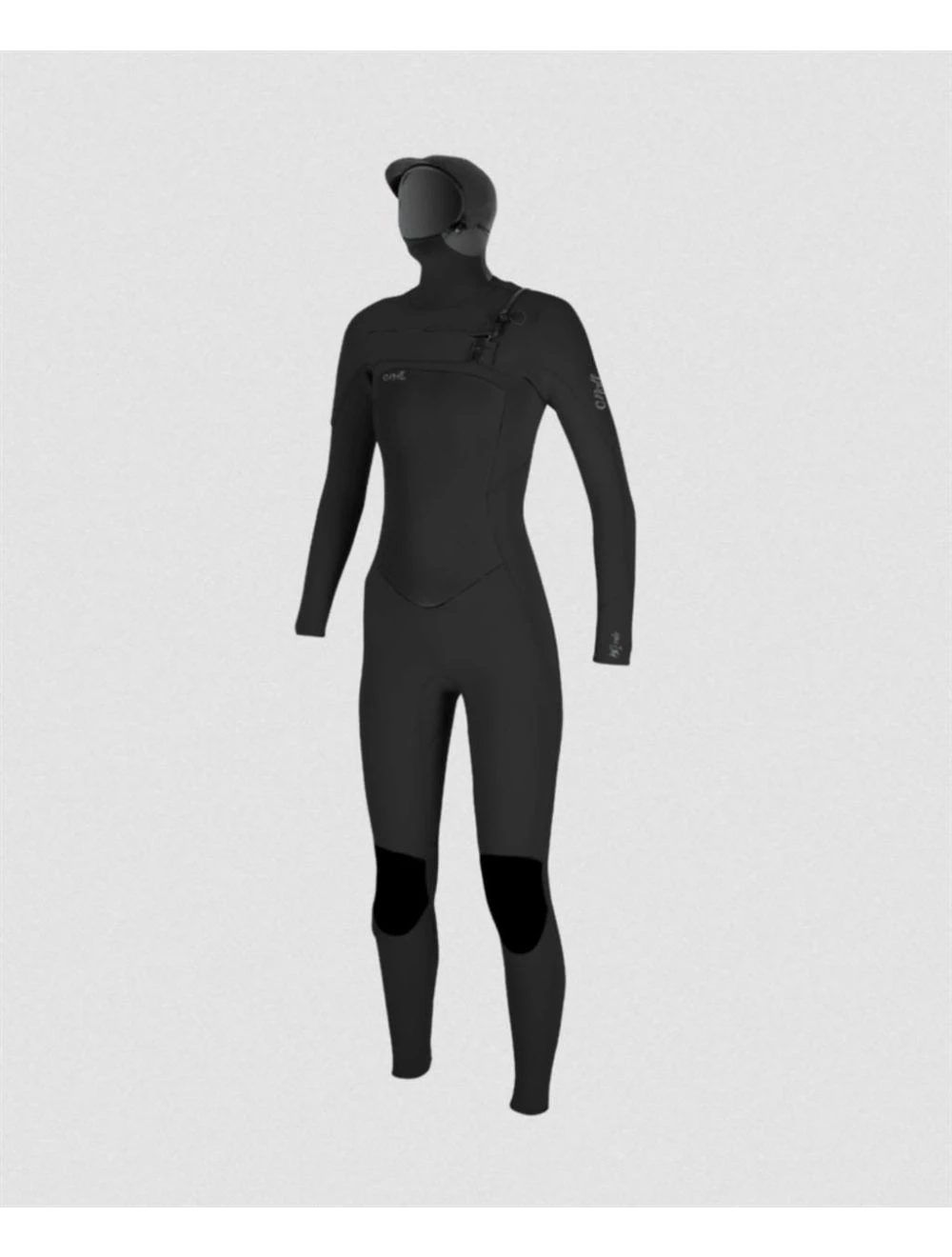 That is a Wetsuit; Surfsuit O'Neill Wms Epic 6/5/4 Chest Zip W/Hood blk A00 blk A00