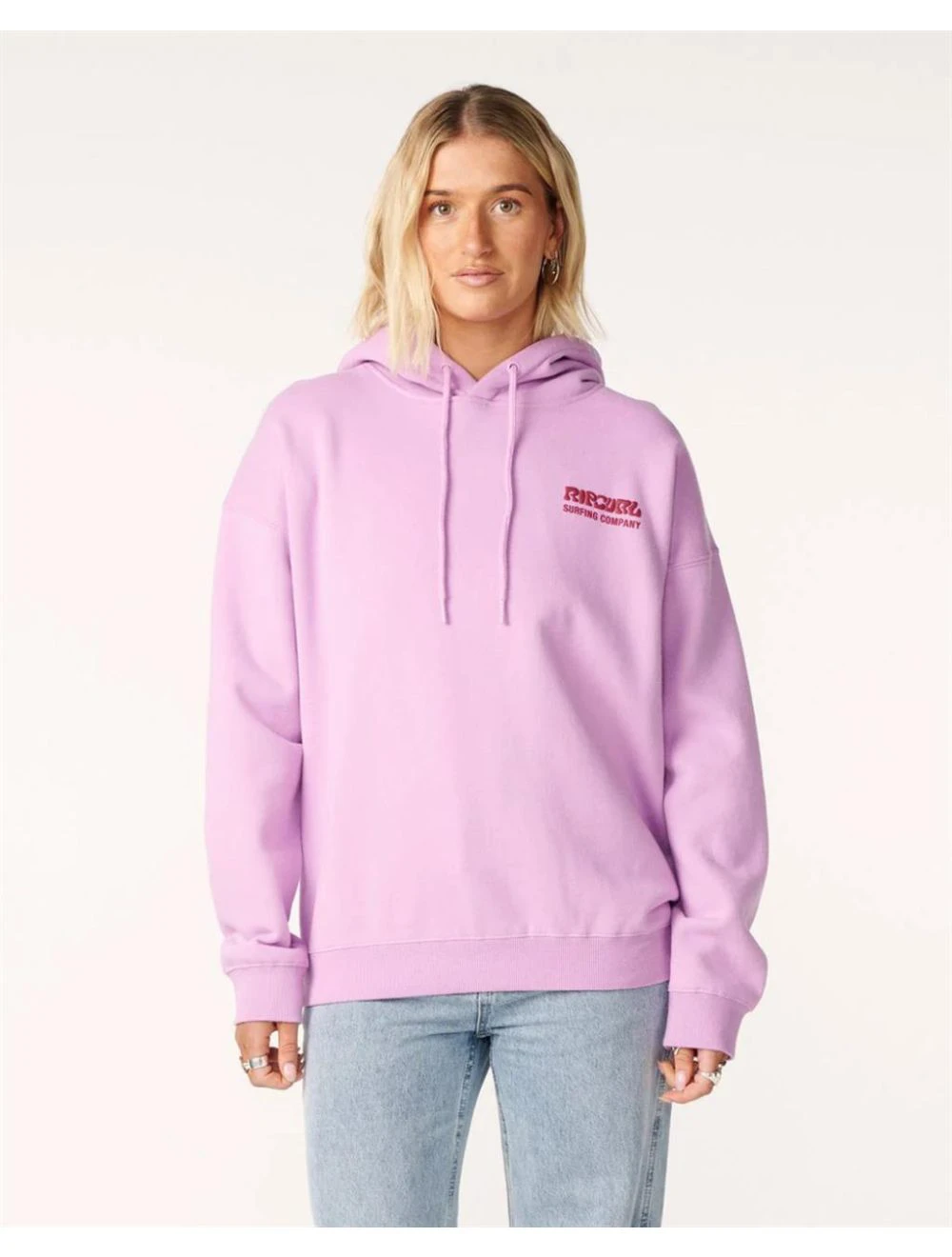 That is a Hoodie Rip Curl Surf Puff Heritage Hood Bright Lilac Bright Lilac