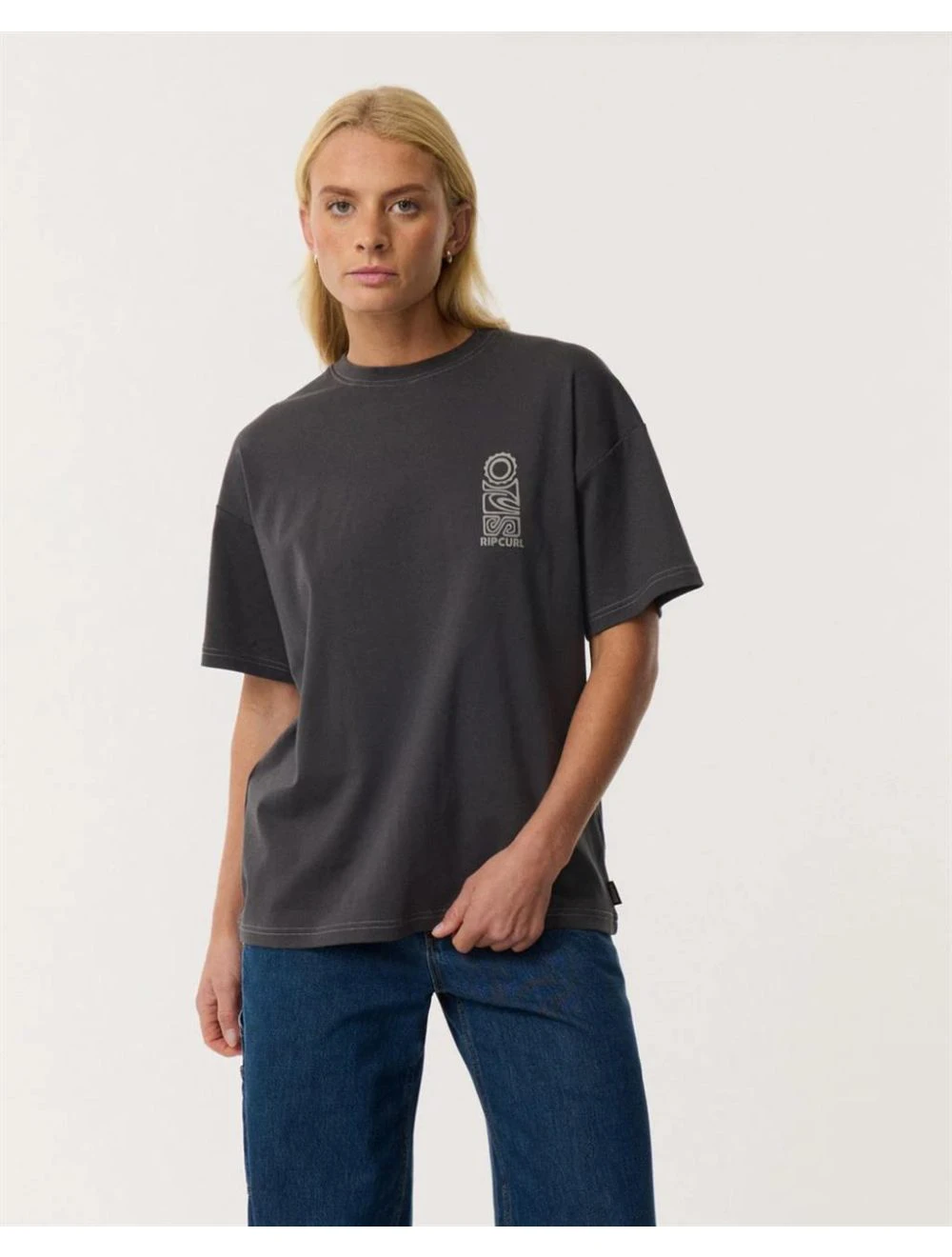 That is a T-Shirt Rip Curl S-Series Vaporcool TEE Washed Black Washed Black