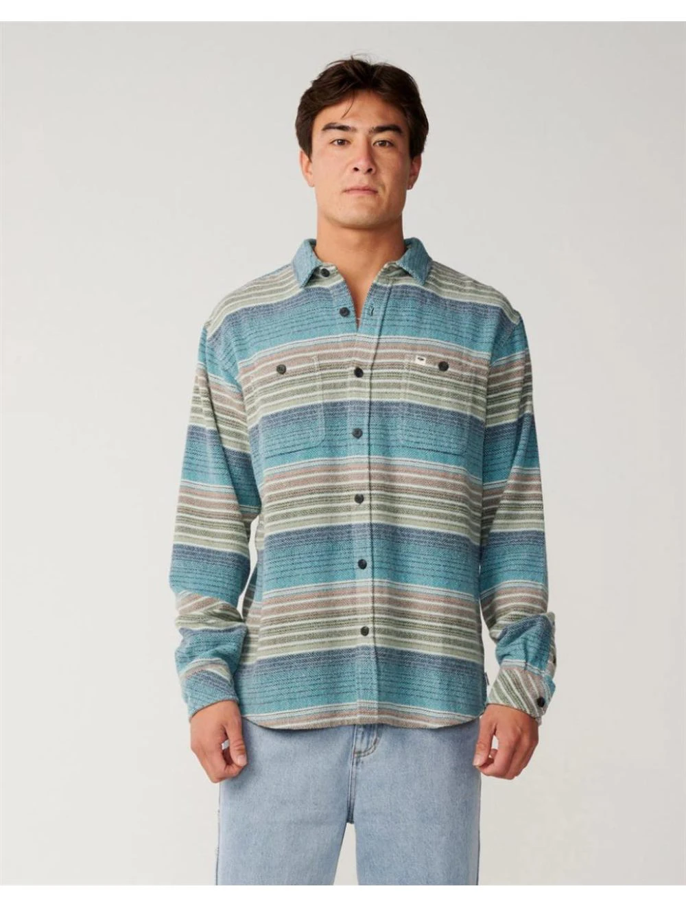 That is a Shirt Rip Curl Classic Surf Baja Flannel Dusty Jade Dusty Jade