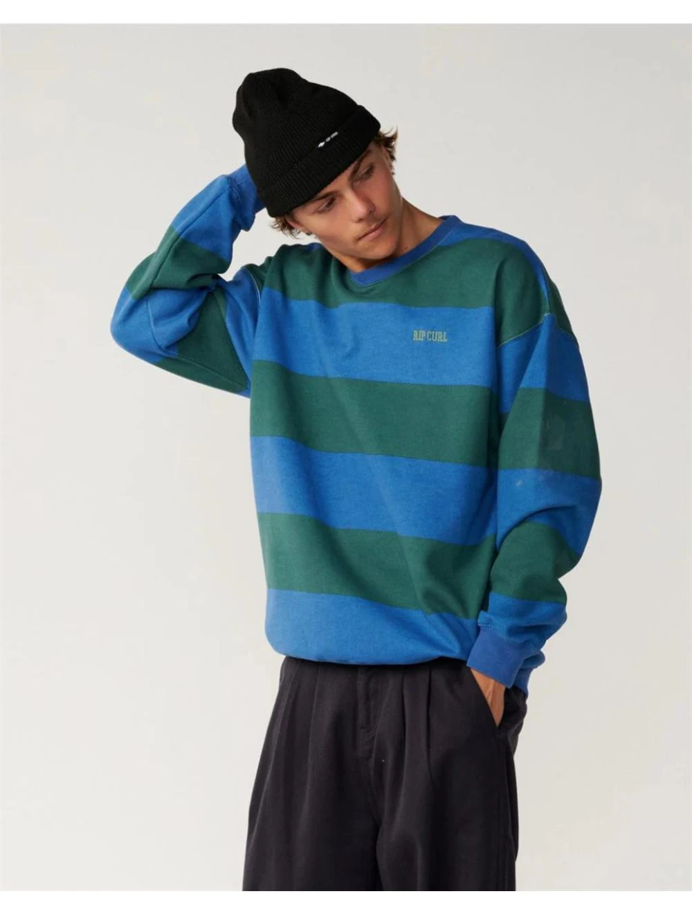 That is a Pullover Rip Curl Disorder Stripe Crew Riverside Riverside