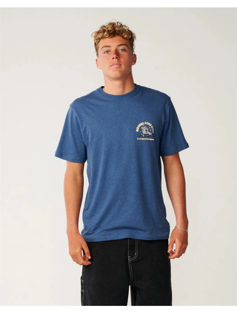 That is a T-Shirt Rip Curl Shaper Address TEE Update Light Navy Light Navy