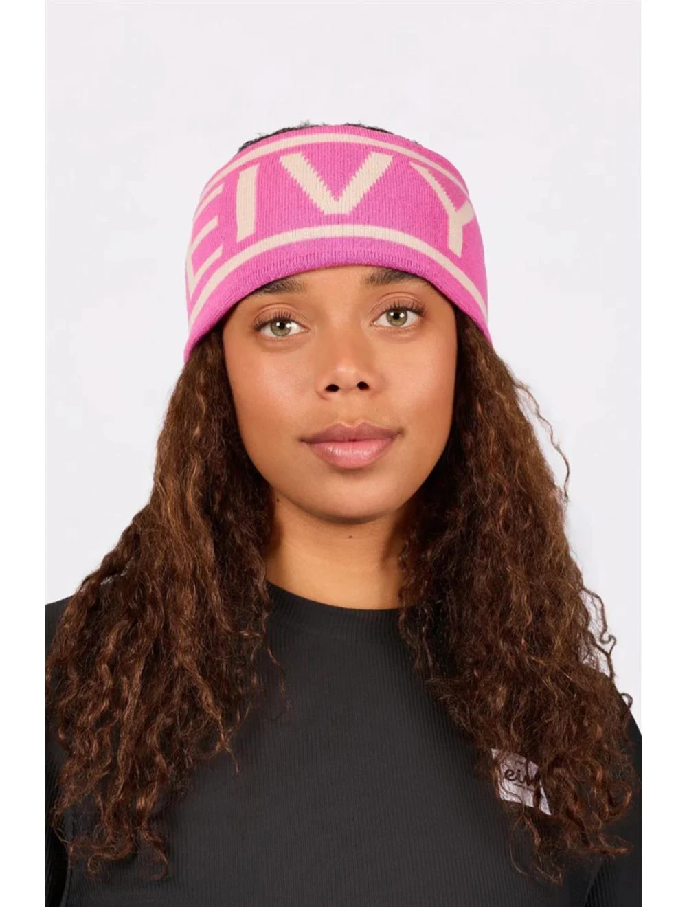 That is a beanie Eivy Throwback Knit Headband True Pink True Pink