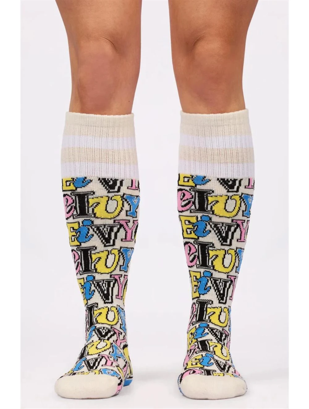 That is a Skisocks;Snowboardsocks;Socken;Wintersport Eivy Cheerleader Wool Socks Typo Multi Typo Multi