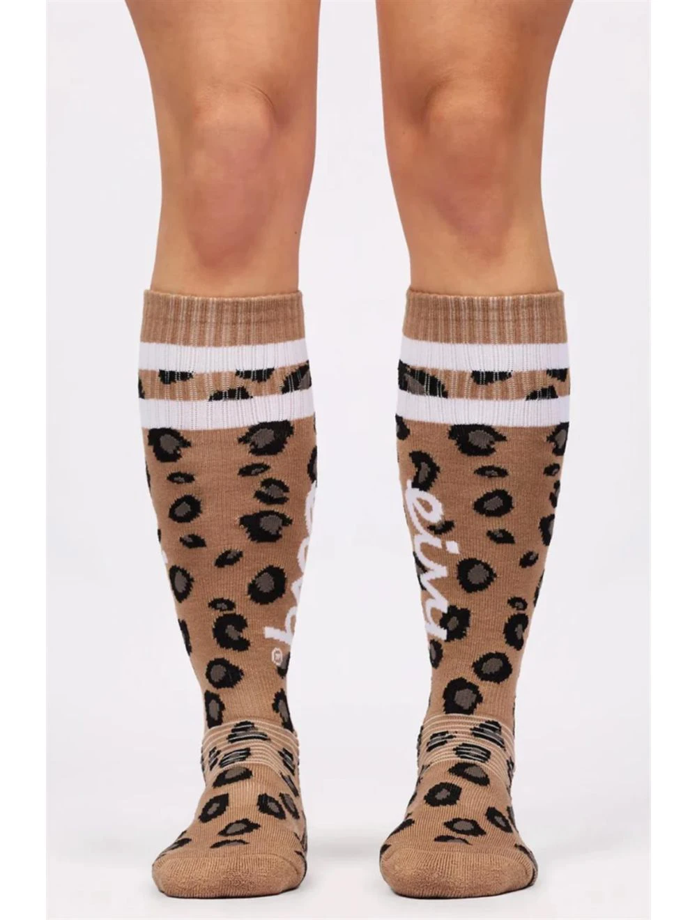 That is a Skisocks;Snowboardsocks;Socken;Wintersport Eivy Cheerleader Wool Socks Leopard Leopard