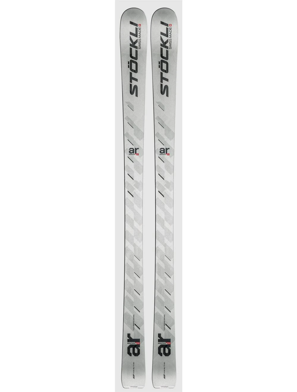 That is a Skis; Stöckli Ski Montero AR PRO D20 +Strive 13 GW
