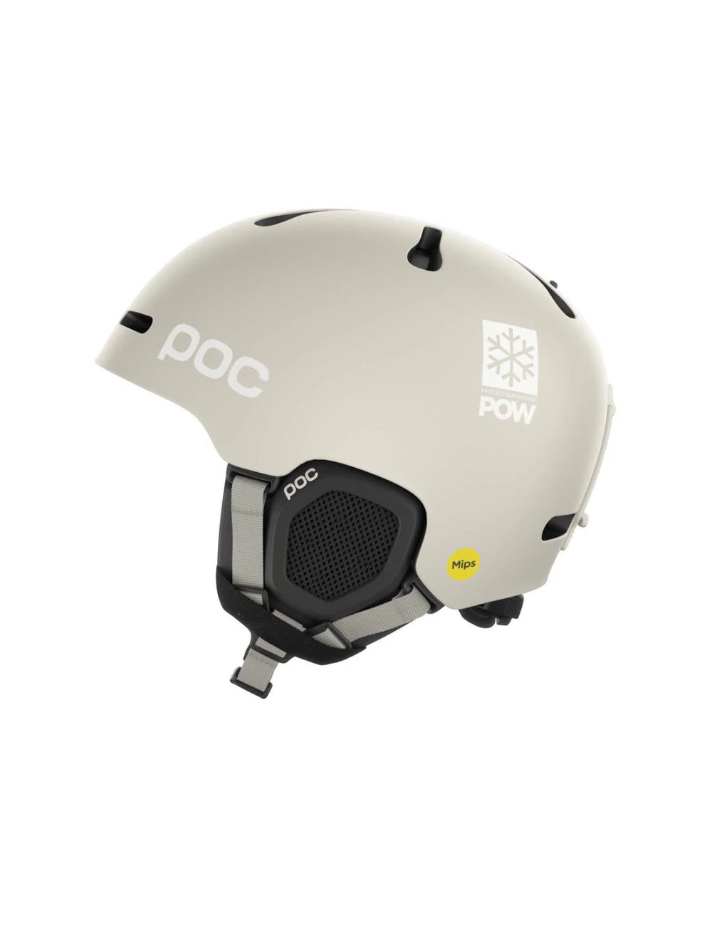 That is a Ski Helmet; Snowboard Helmet; POC Fornix Mips Pow JJ Mineral Grey Matte Mineral Grey Matte