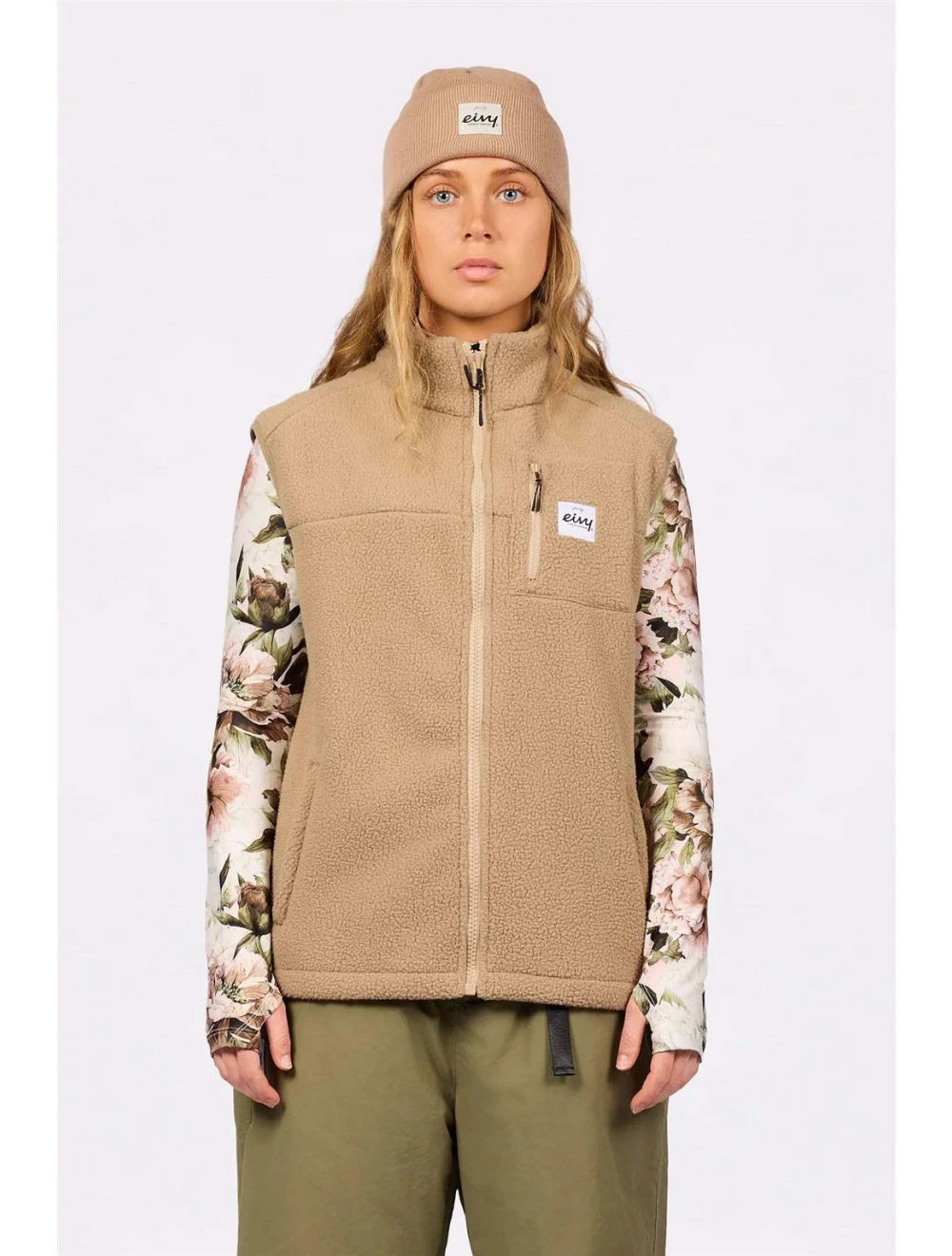 That is a Fleece Vest Eivy Lumberjackie Sherpa Vest sand sand