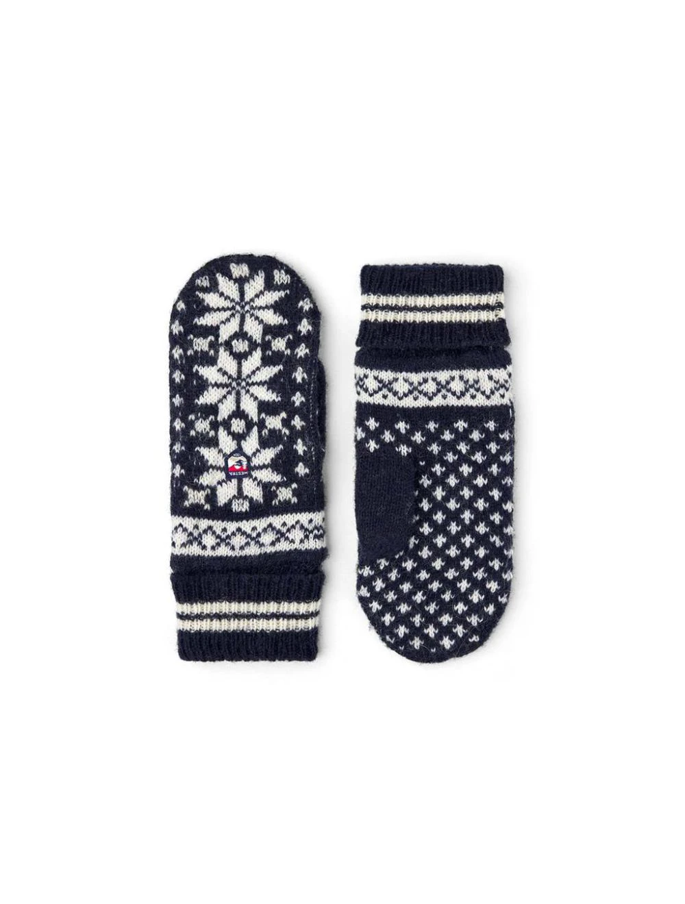 That is a Skigloves;Snowboard.gloves Hestra Isvik Mitten navy offwhite