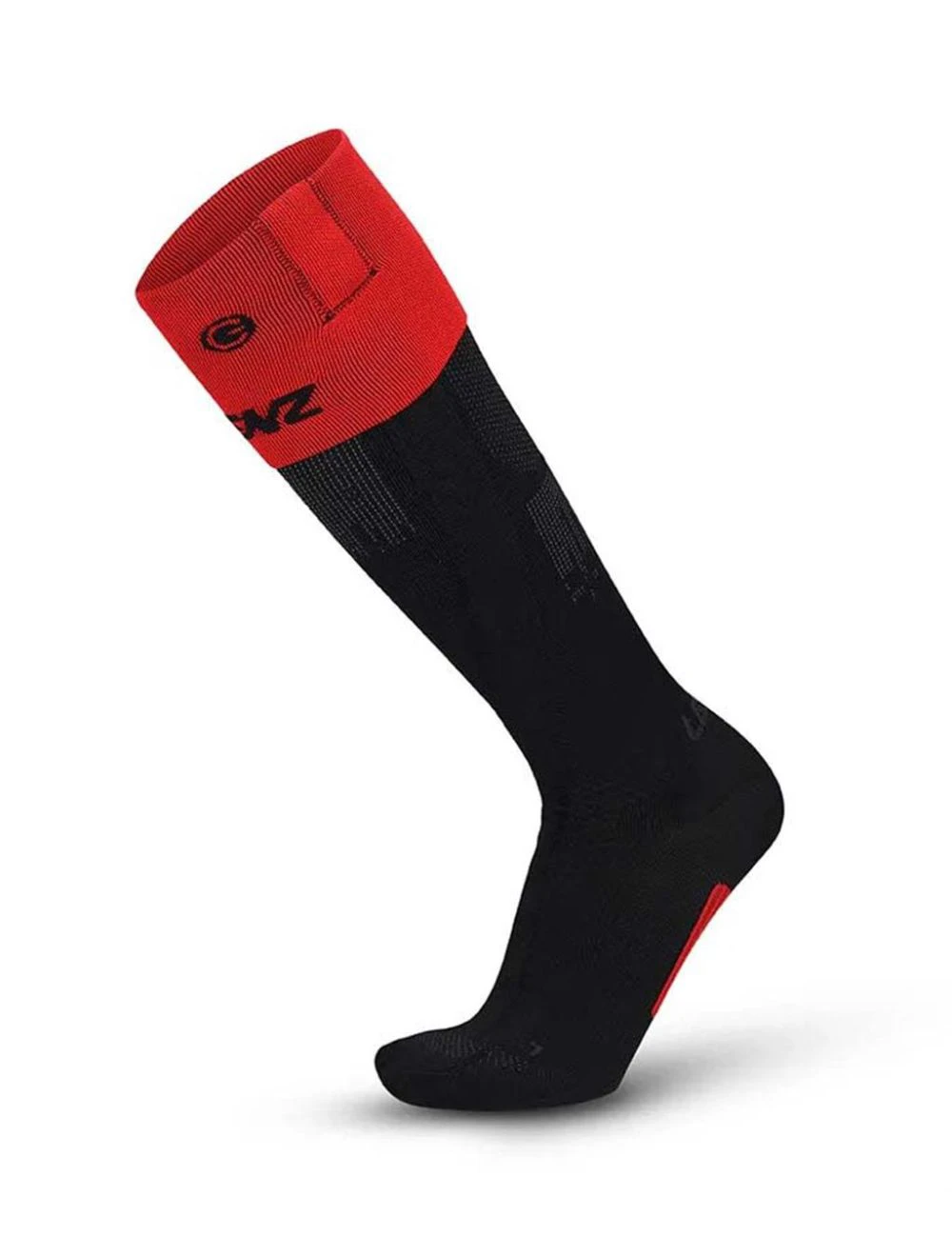 That is a Heatable Socks Lenz Heat Sock 7.1 Toe Cap Schwarz/Rot Schwarz/Rot