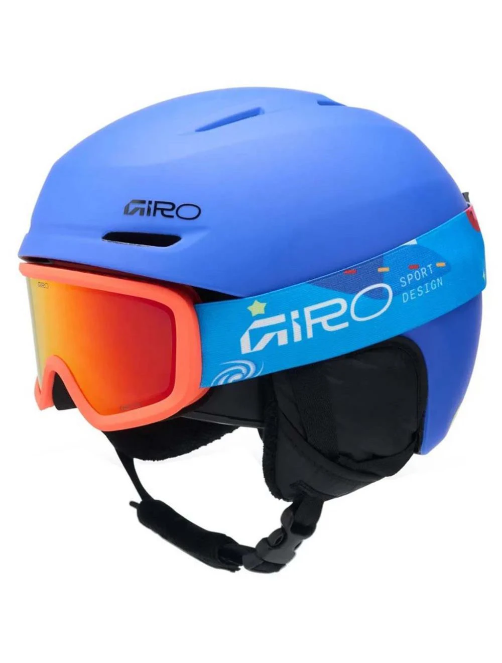 That is a Skihelmet;Snowboardinghelmet Giro Spur CP matte blue jewel