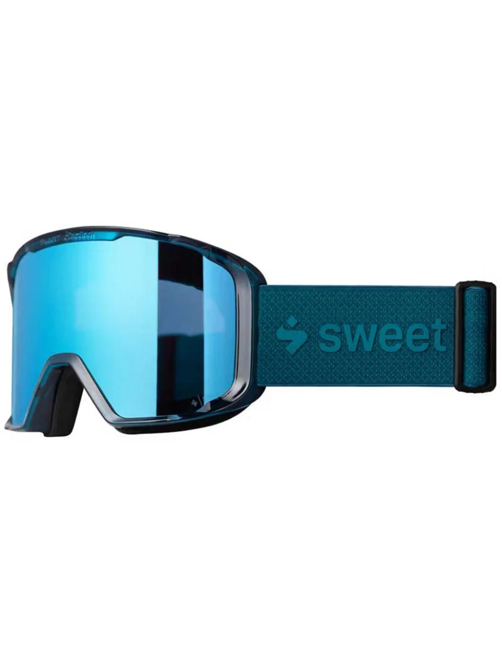 That is a Snow Goggles Sweet Protection Durden RIG Reflect Aquamarine/Gloss Crystal Aquamarine/Gloss Crystal