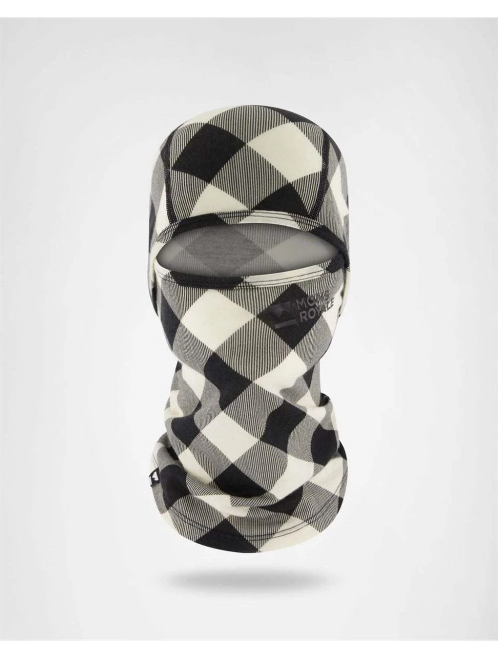 That is a Scarf Mons Royale Santa Rosa Merino Balaclava check check