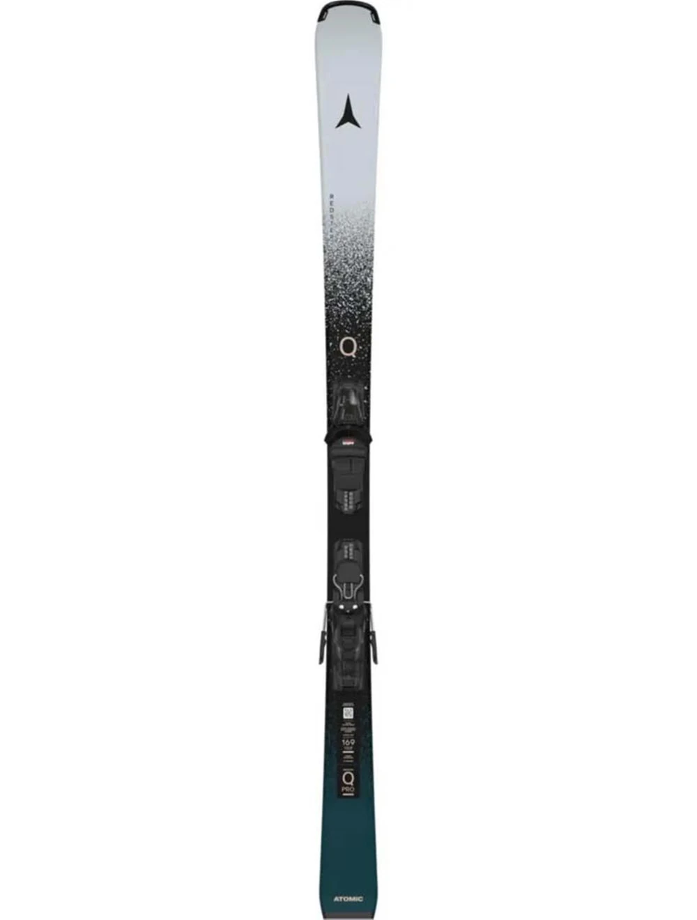 That is a Skis; Atomic Redster Q Pro LT + M 10 GW 26/27 Petrol/White