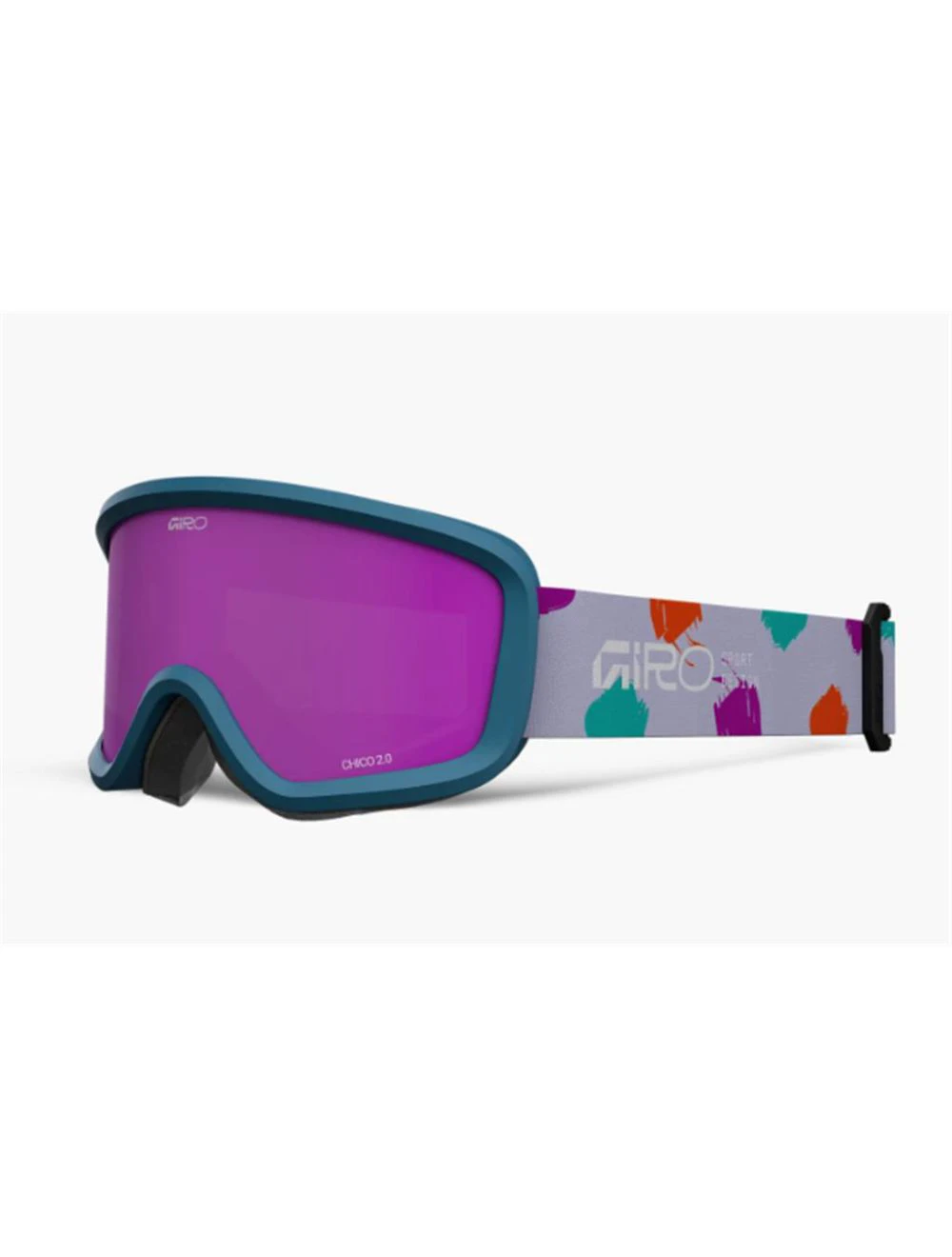 That is a Snow Goggles for Kids Giro Chico 2.0 Painted Teal/Pink Teal/Pink