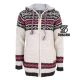 That is a Knitted Wool Cardigan Shakaloha W Spring beige